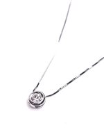 Collana Stocco Gioielli Donna in Oro bianco Diamante 0.14 Ct PLC 6 - PLC 6